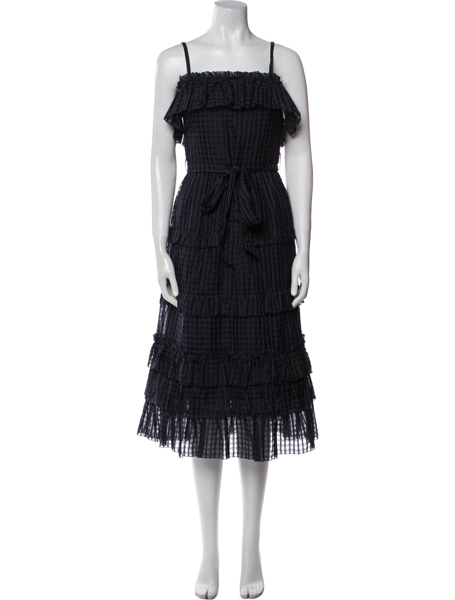 Temperley London Square Neckline Knee-Length Dress w/ Tags
