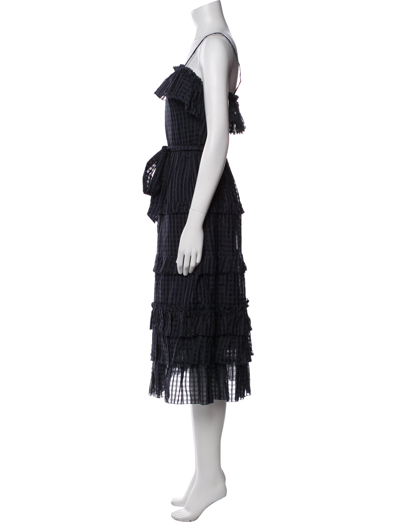 Temperley London Square Neckline Knee-Length Dress w/ Tags