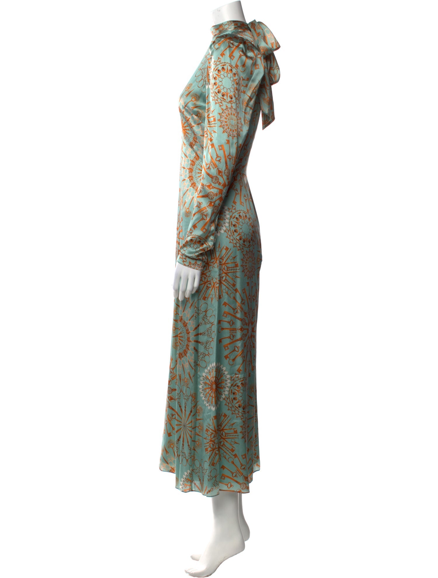Temperley London Silk Long Dress w/ Tags