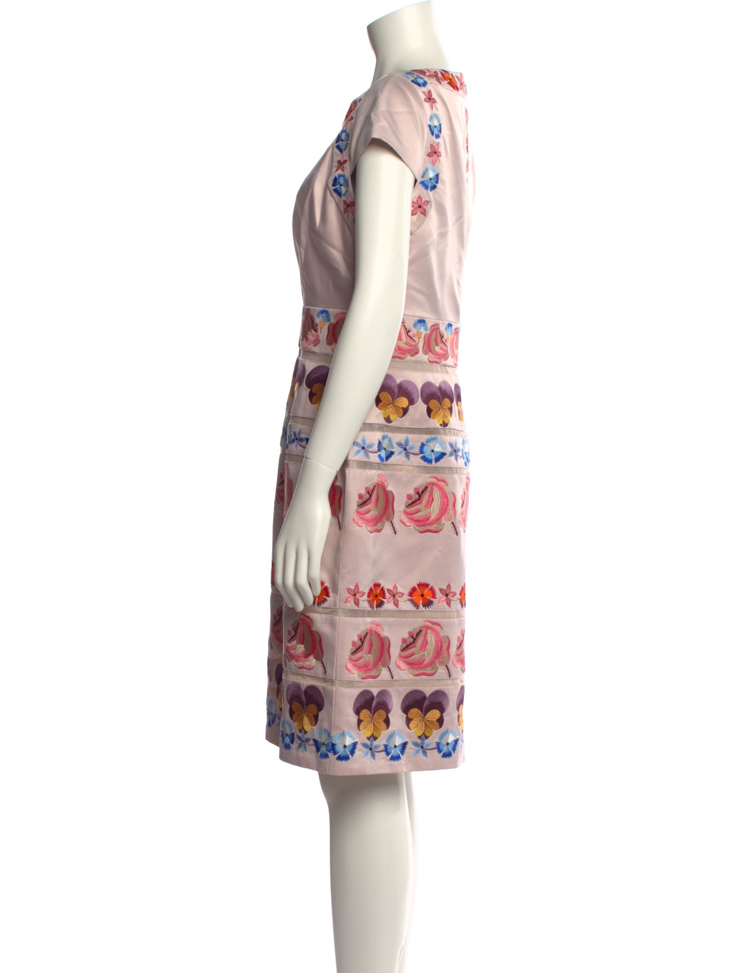 Temperley London Printed Knee-Length Dress w/ Tags
