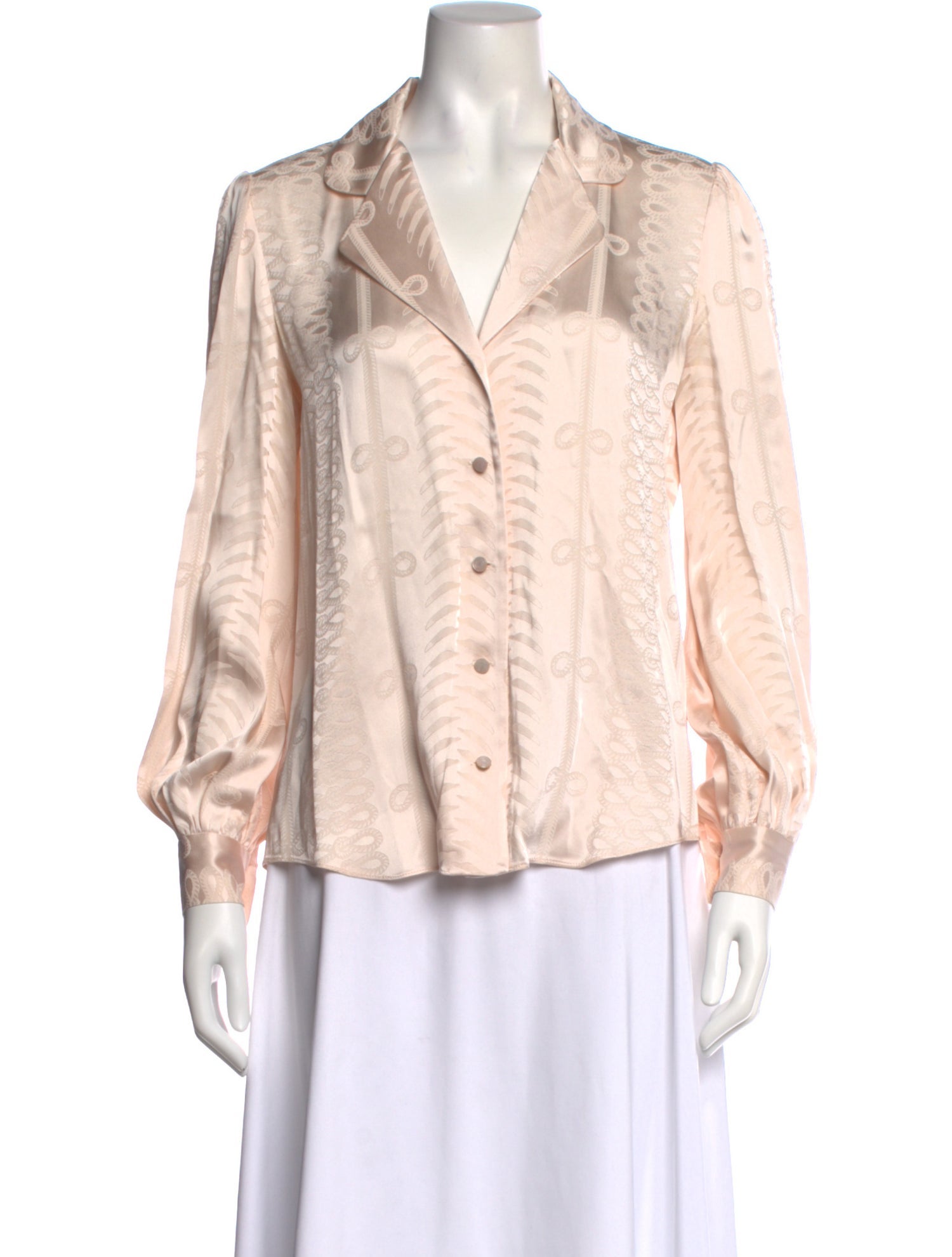 Temperley London Long Sleeve Button-Up Top