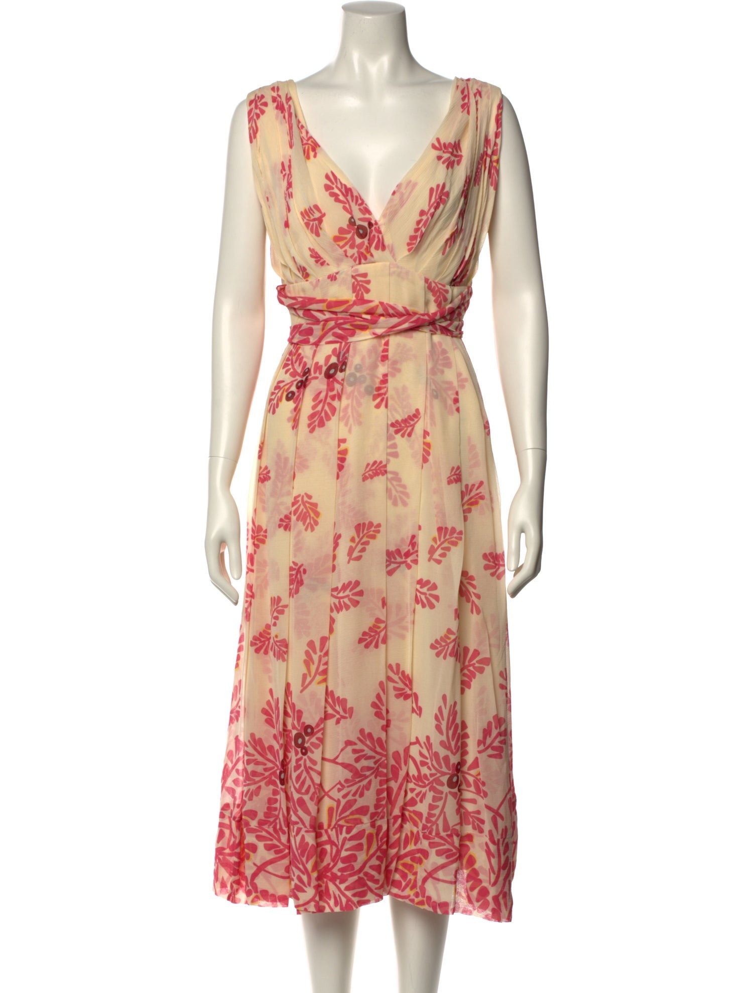 Temperley London Silk Midi Length Dress
