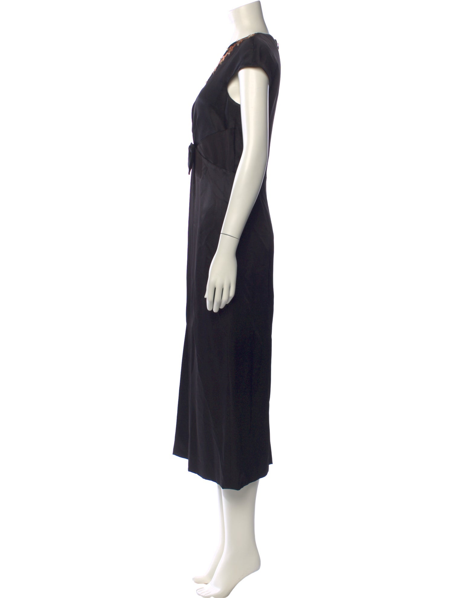 Temperley London V-Neck Long Dress