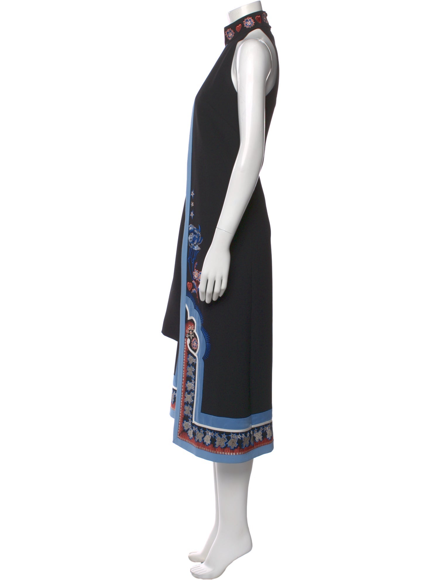 Temperley London Printed Long Dress