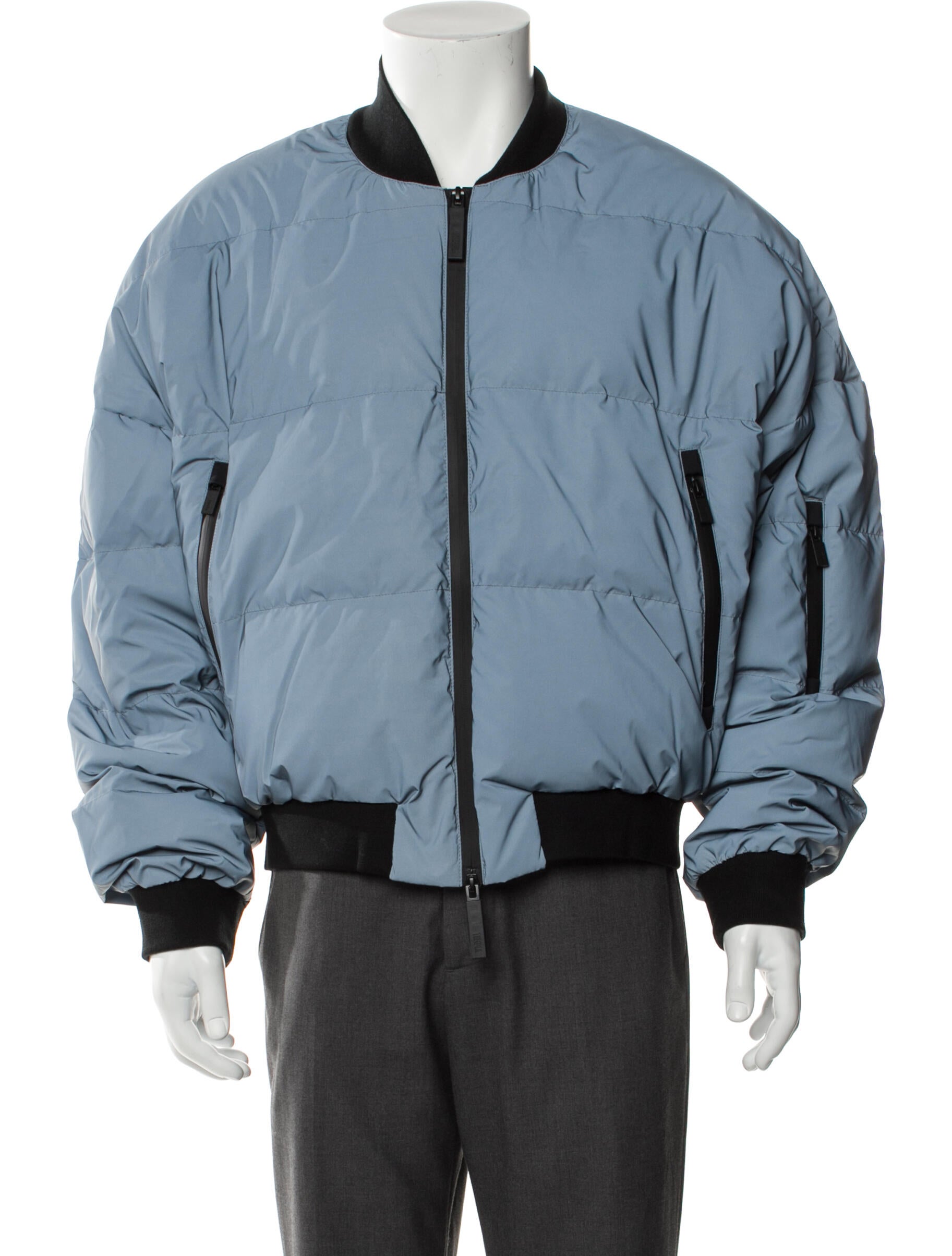 Templa Colorblock Pattern Bomber Jacket