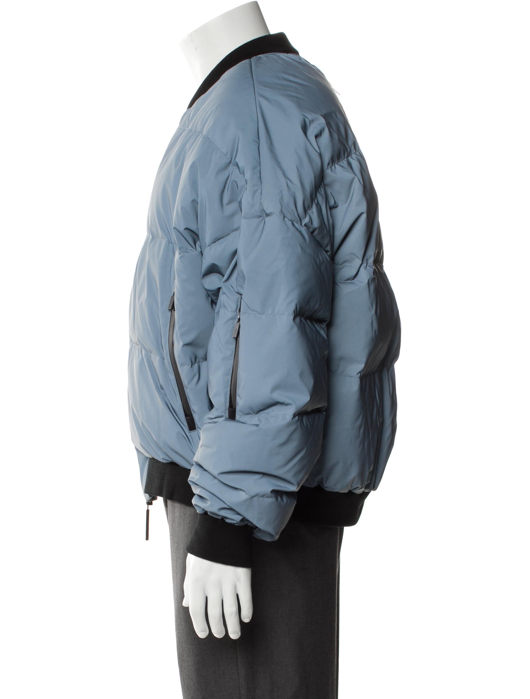 Templa Colorblock Pattern Bomber Jacket