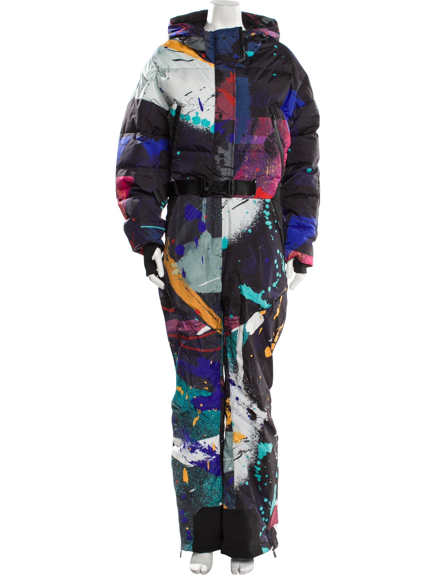Templa Printed Crew Neck Jumpsuit