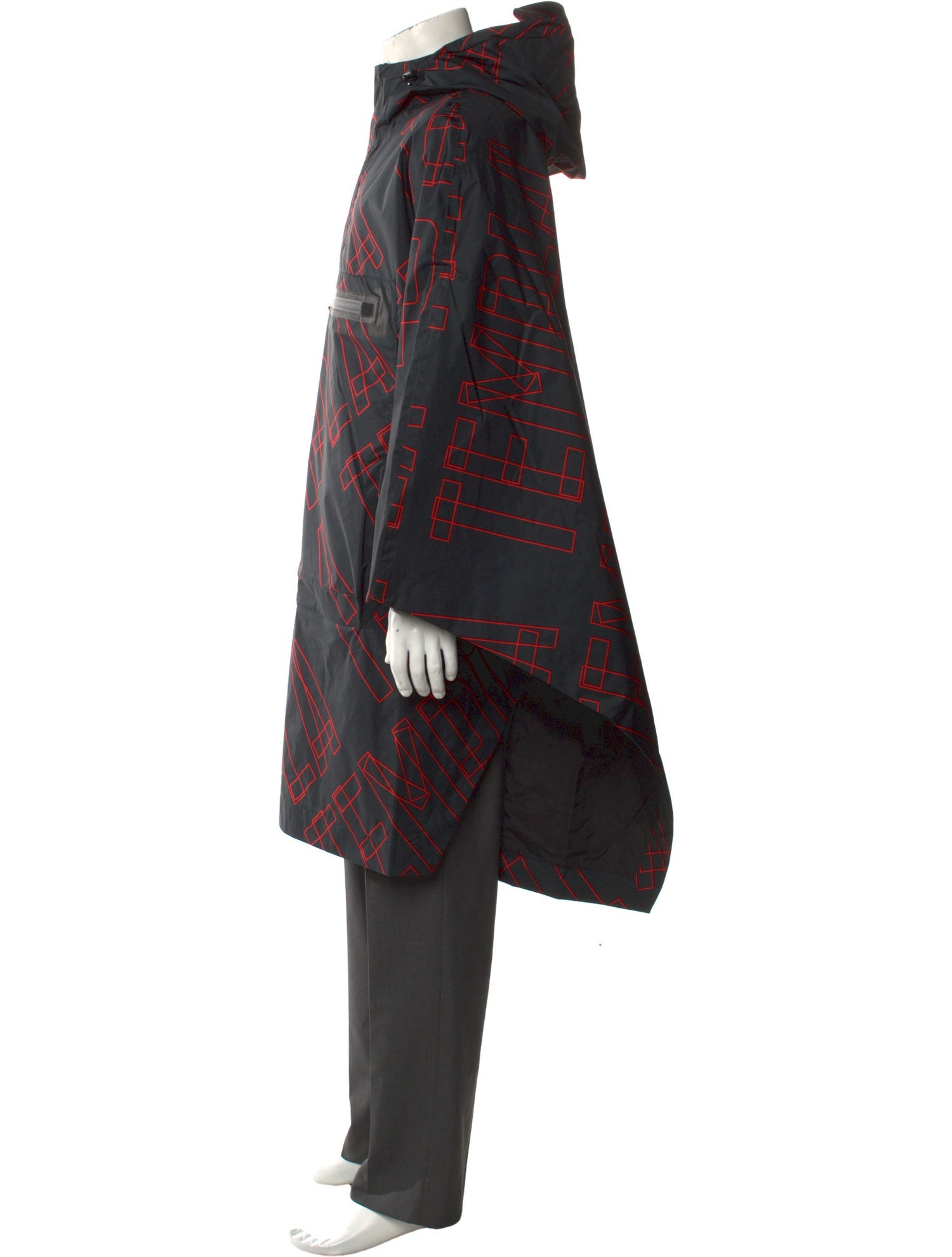 Templa Graphic Print Turtleneck Hoodie