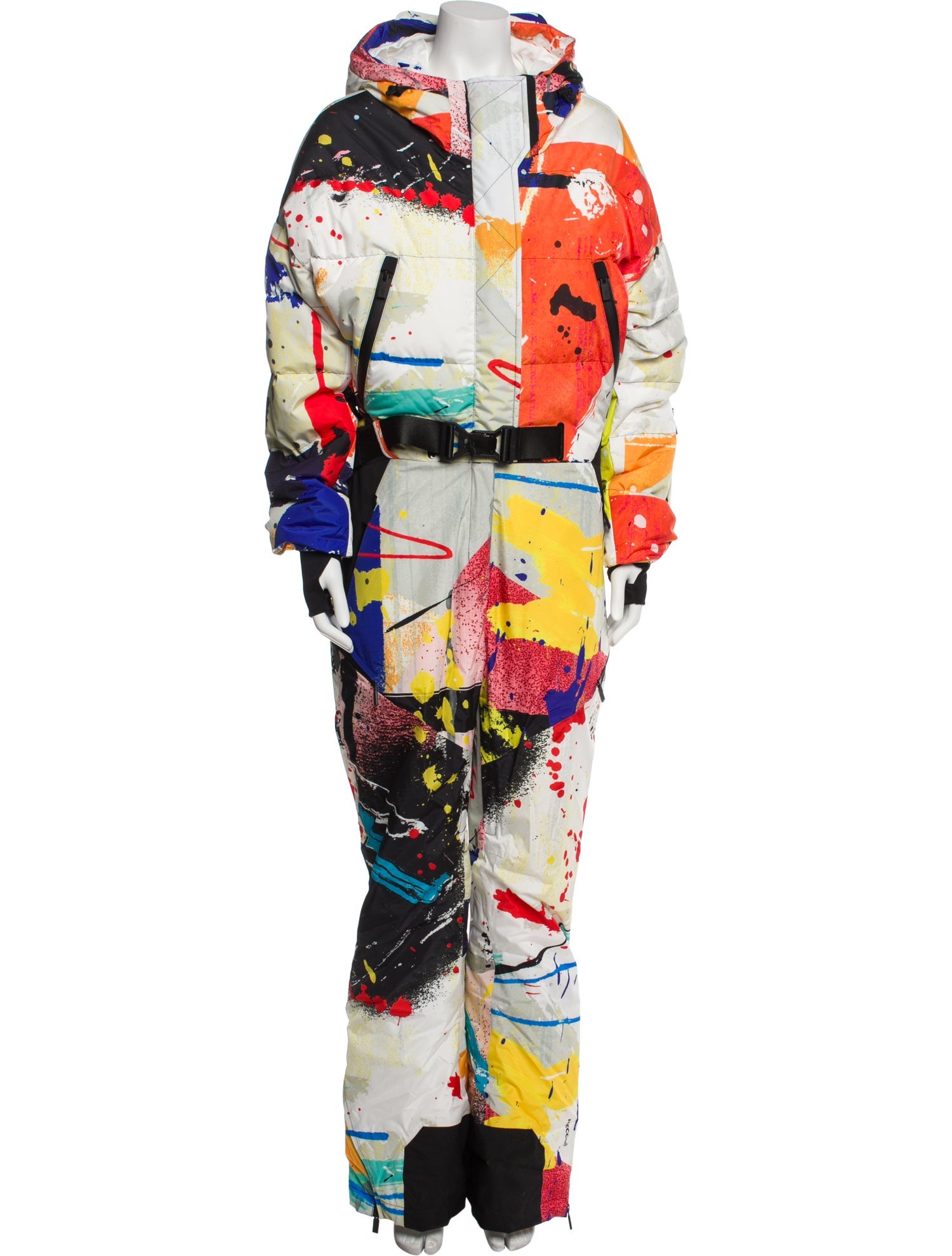 Templa Printed Crew Neck Jumpsuit