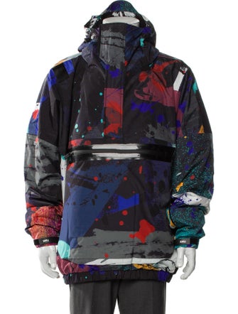 Templa Printed Turtleneck Hoodie