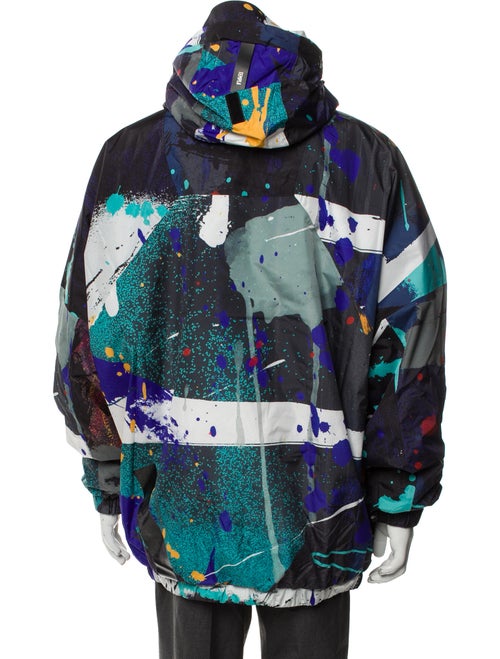 Templa Printed Turtleneck Hoodie