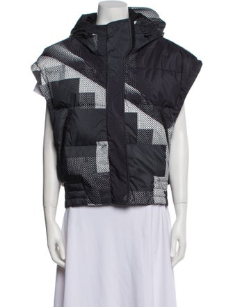 Templa Plaid Print Down Jacket