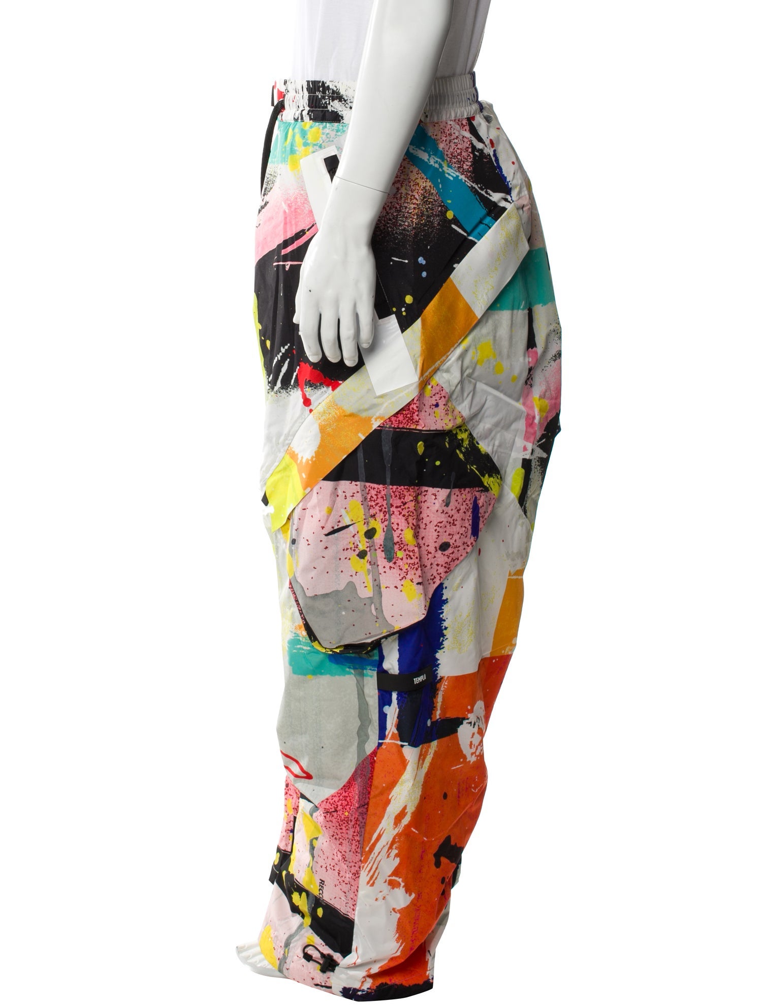 Templa Graphic Print Flat Front Shorts