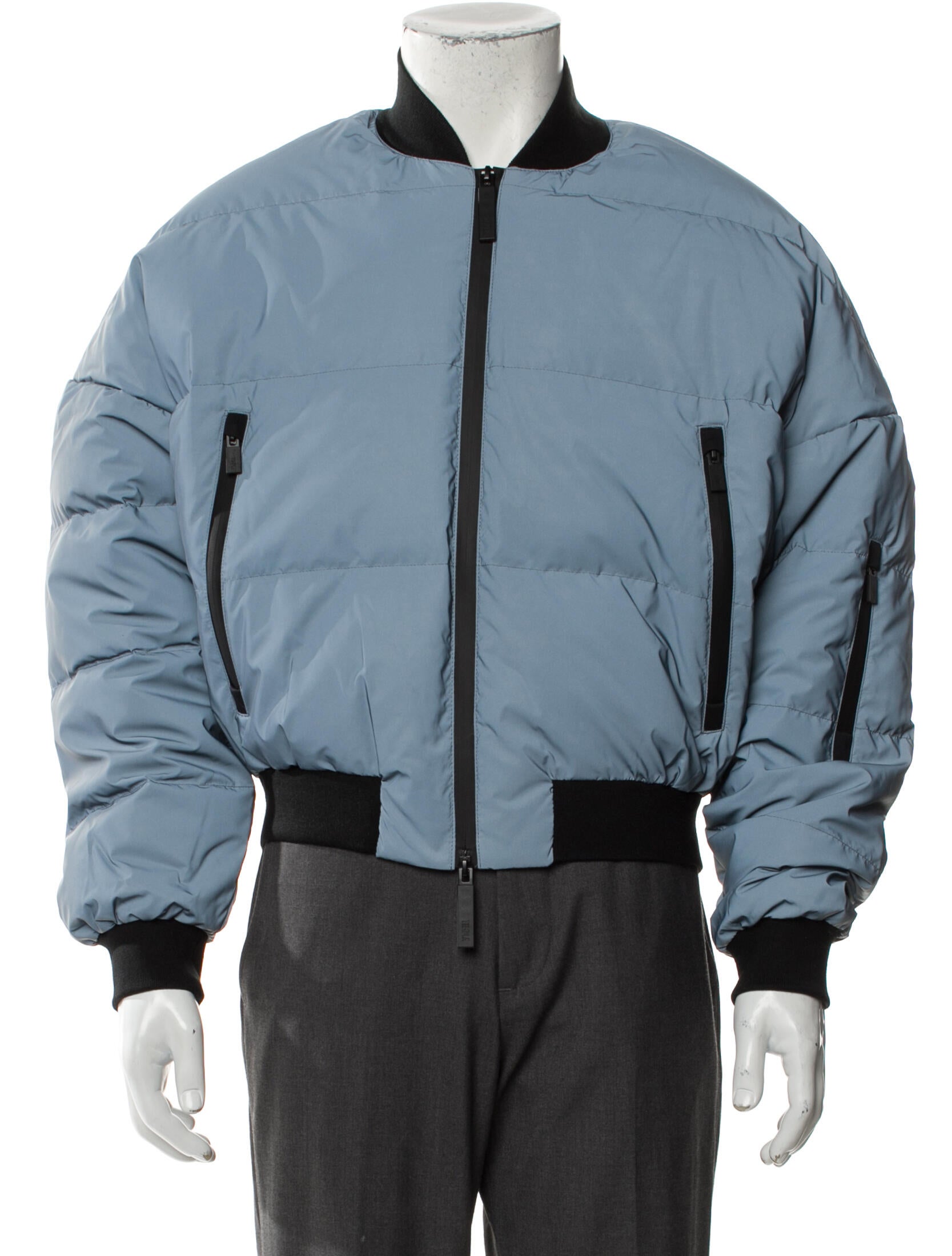 Templa Colorblock Pattern Bomber Jacket