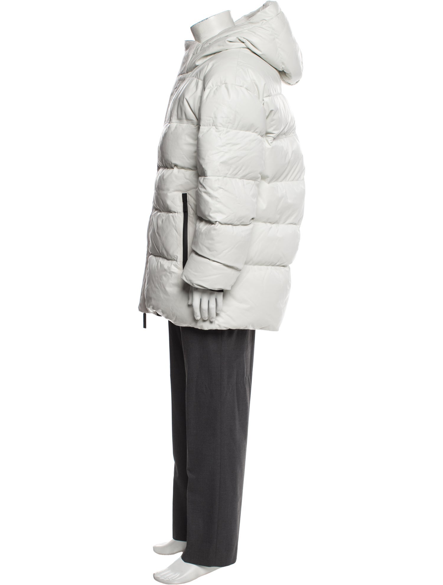 Templa Lamb Leather Puffer Coat w/ Tags