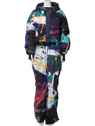 Templa Jumpsuits and Rompers Printed Crew Neck Jumpsuit L