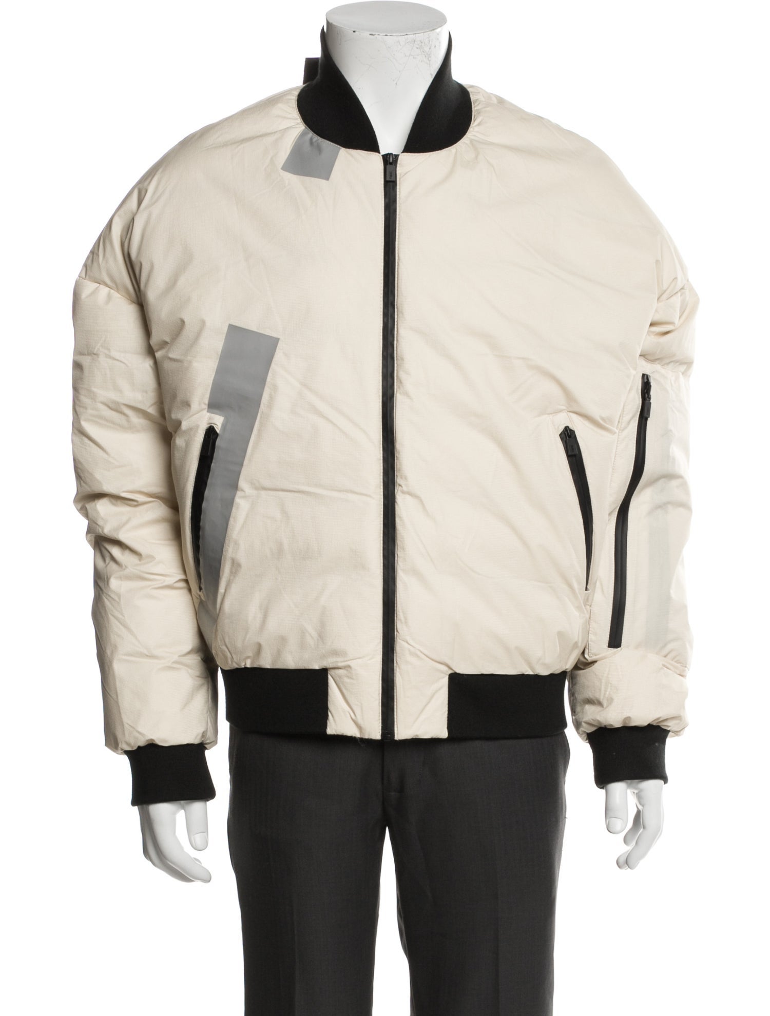 Templa Colorblock Pattern Bomber Jacket