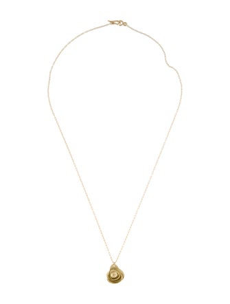 Ten Thousand Things 18K Cabbage Rose Pendant Necklace