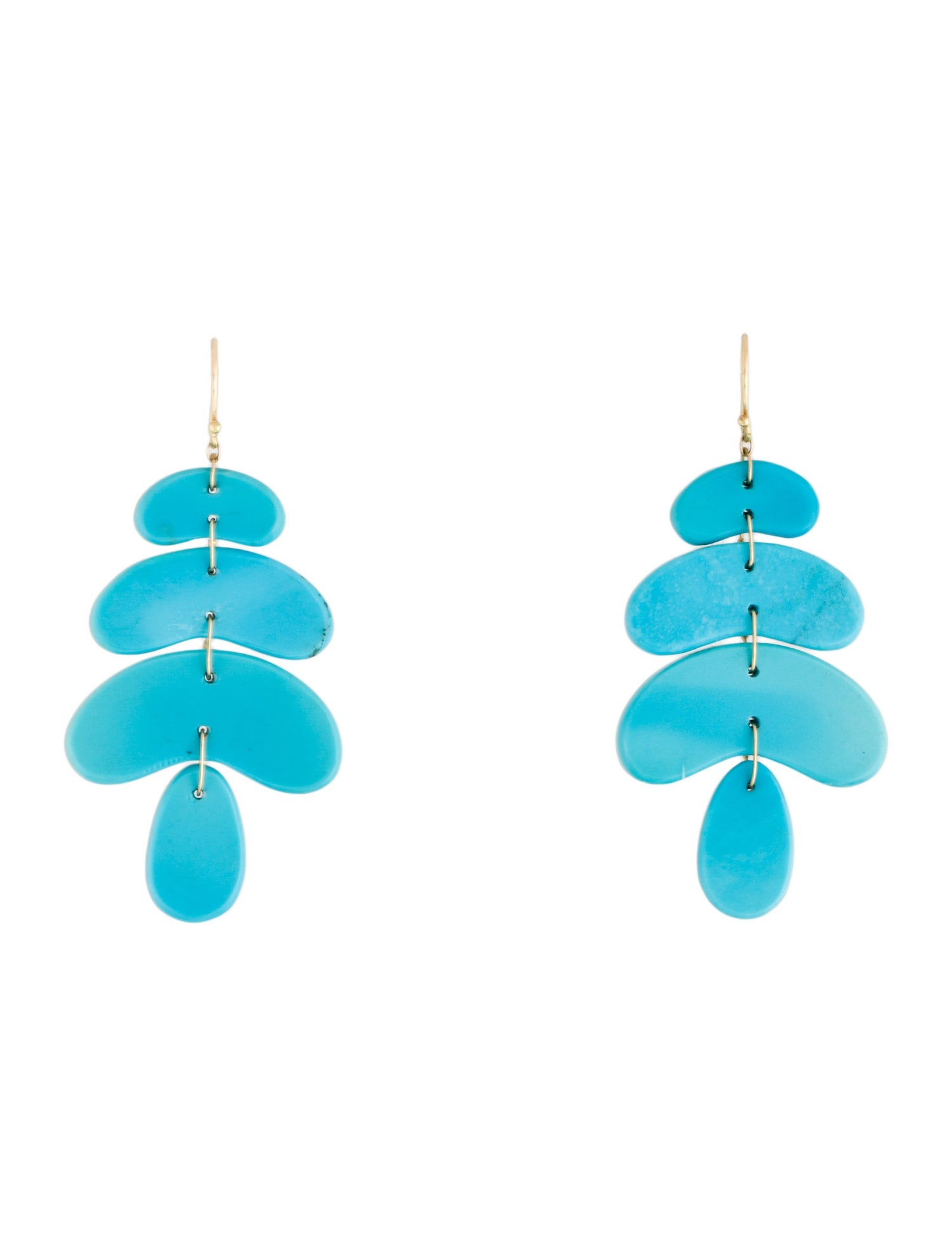 Ten Thousand Things 18K Turquoise Small Totem Drop Earrings