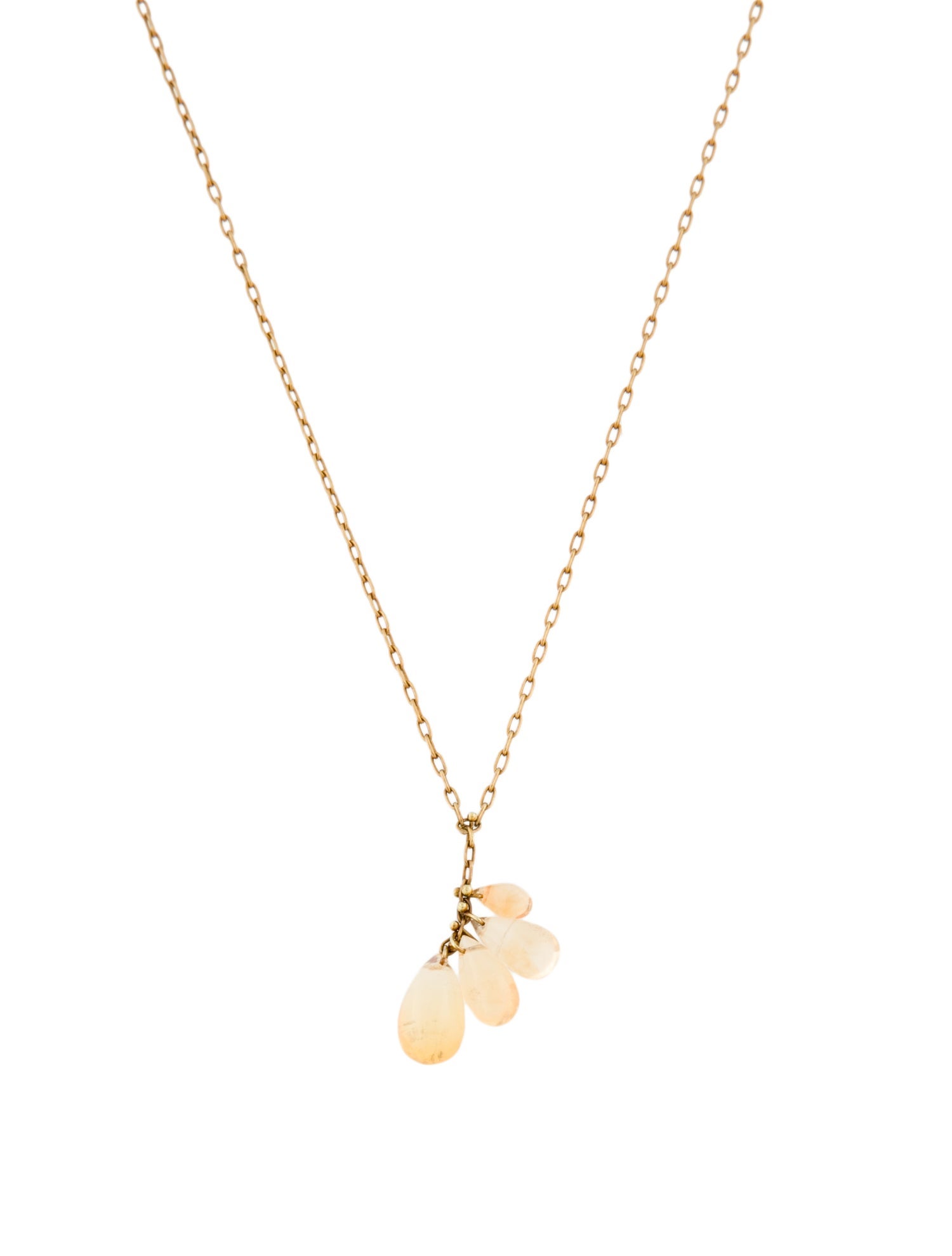 Ten Thousand Things 18K Opal Cluster Pendant Necklace