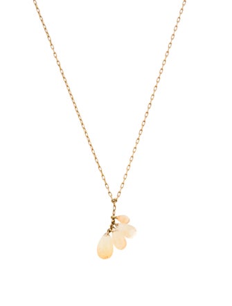 Ten Thousand Things 18K Opal Cluster Pendant Necklace