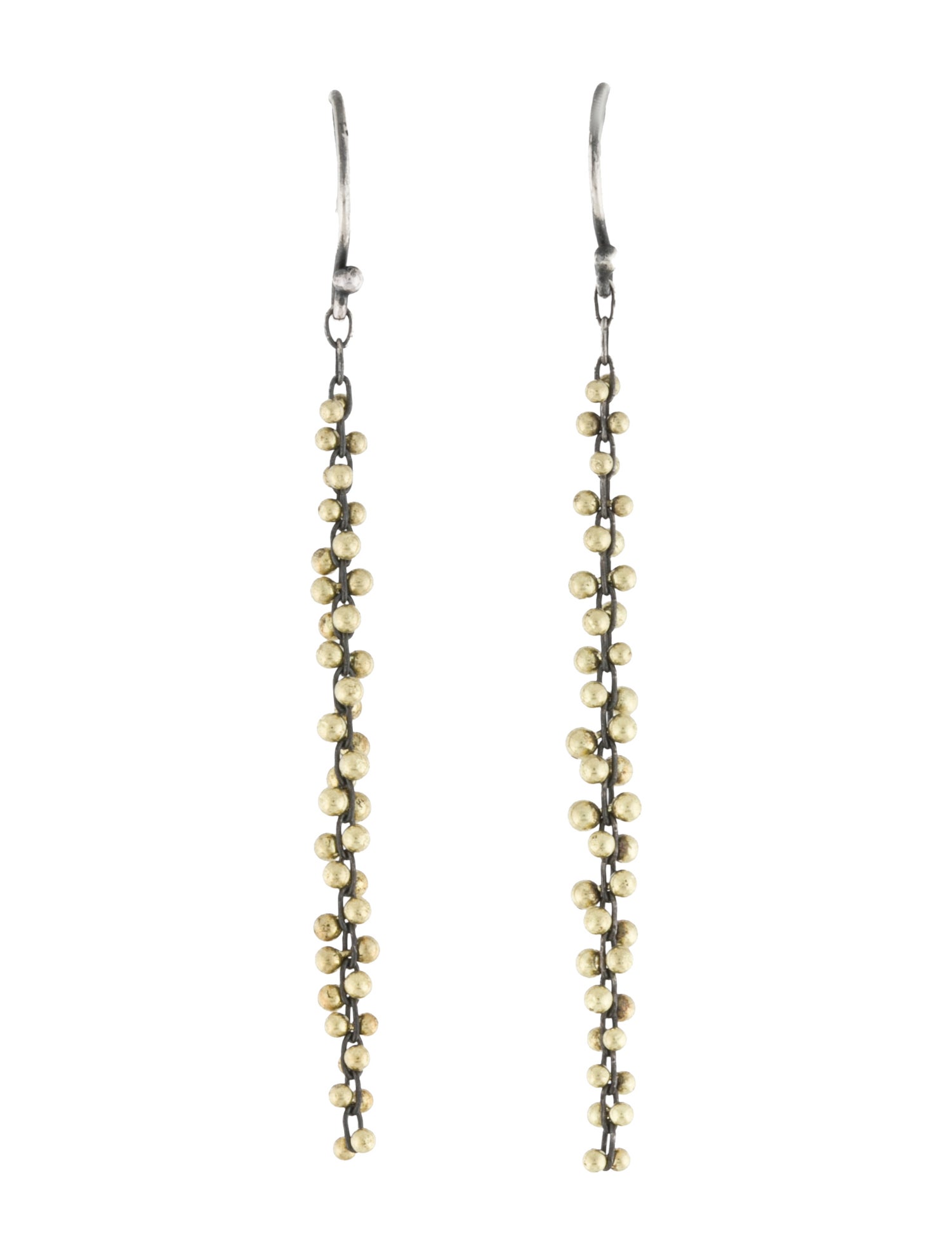 Ten Thousand Things Signature Beaded Long Cluster Earrings