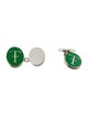 Theo Fennell Enamel TF Oval Cufflinks