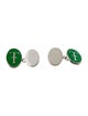 Theo Fennell Enamel TF Oval Cufflinks