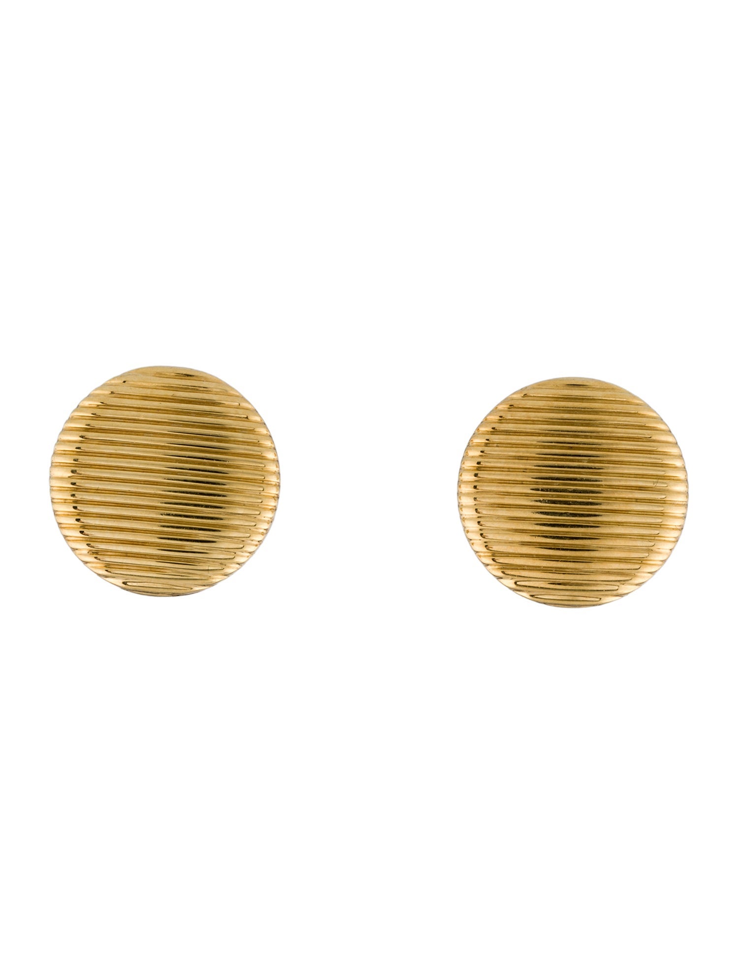 Theo Fennell 18K Whip Circle Stud Earrings
