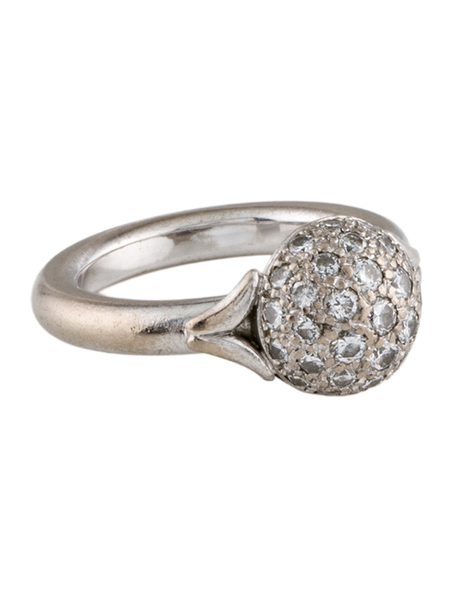 Theo Fennell 18K Diamond Dome Cocktail Ring