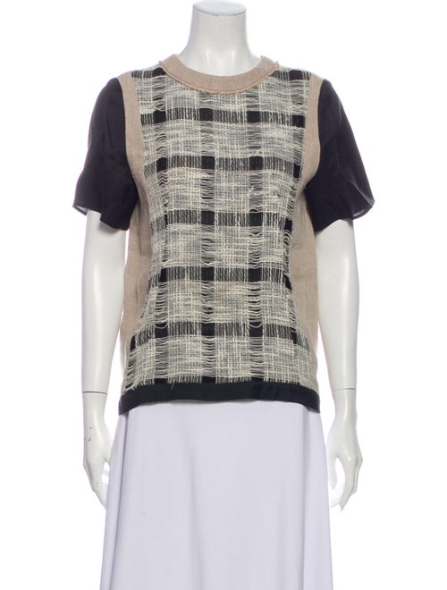 Ter et Bantine Linen Crew Neck T-Shirt
