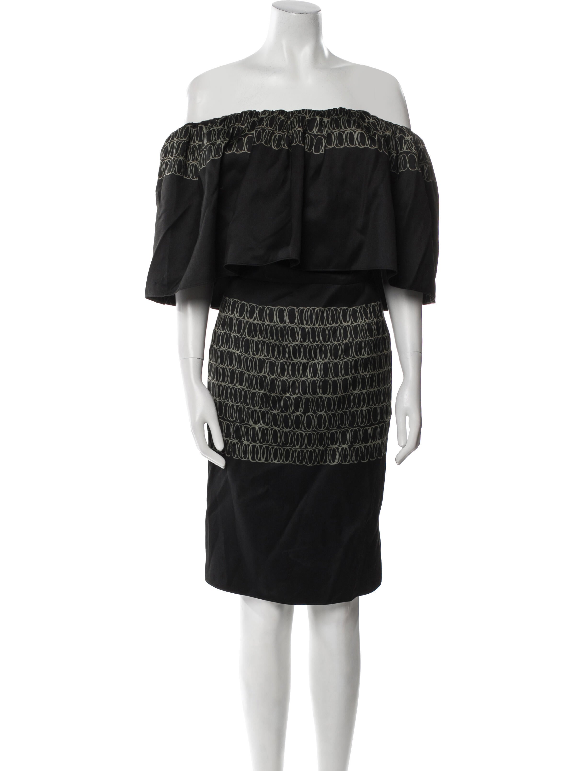 Ter et Bantine Wool Knee-Length Dress