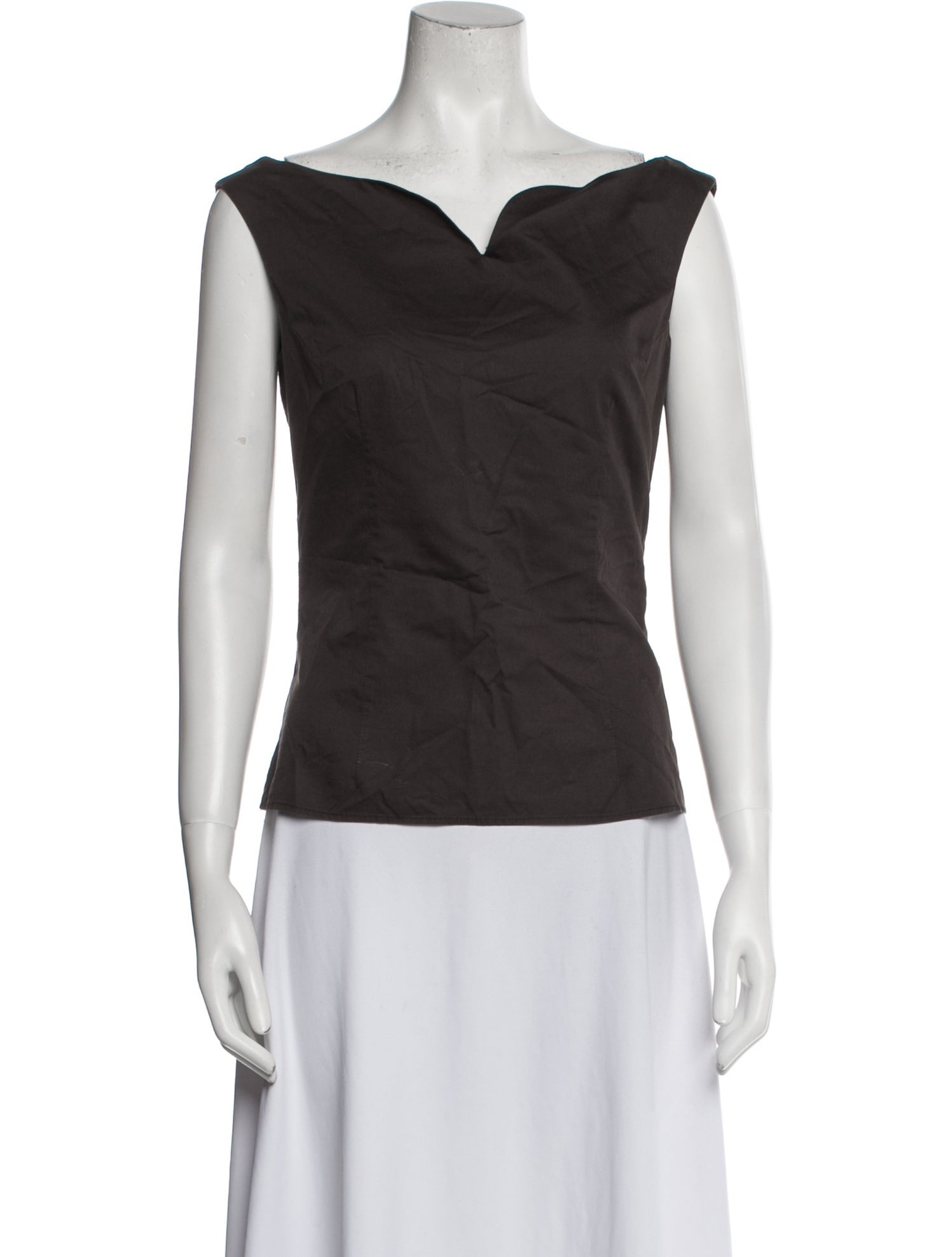 Ter et Bantine V-Neck Sleeveless Top