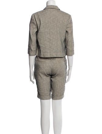 Ter et Bantine Linen Striped Pant Set