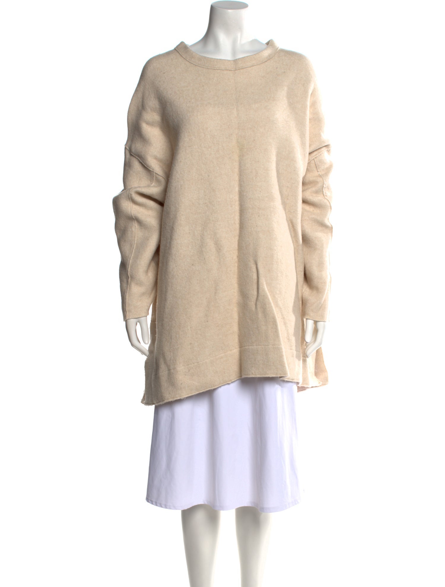 Ter et Bantine Nylon Scoop Neck Sweater