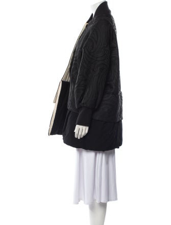 Ter et Bantine Printed Faux Fur Coat