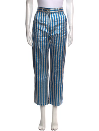 Ter et Bantine Striped Wide Leg Pants