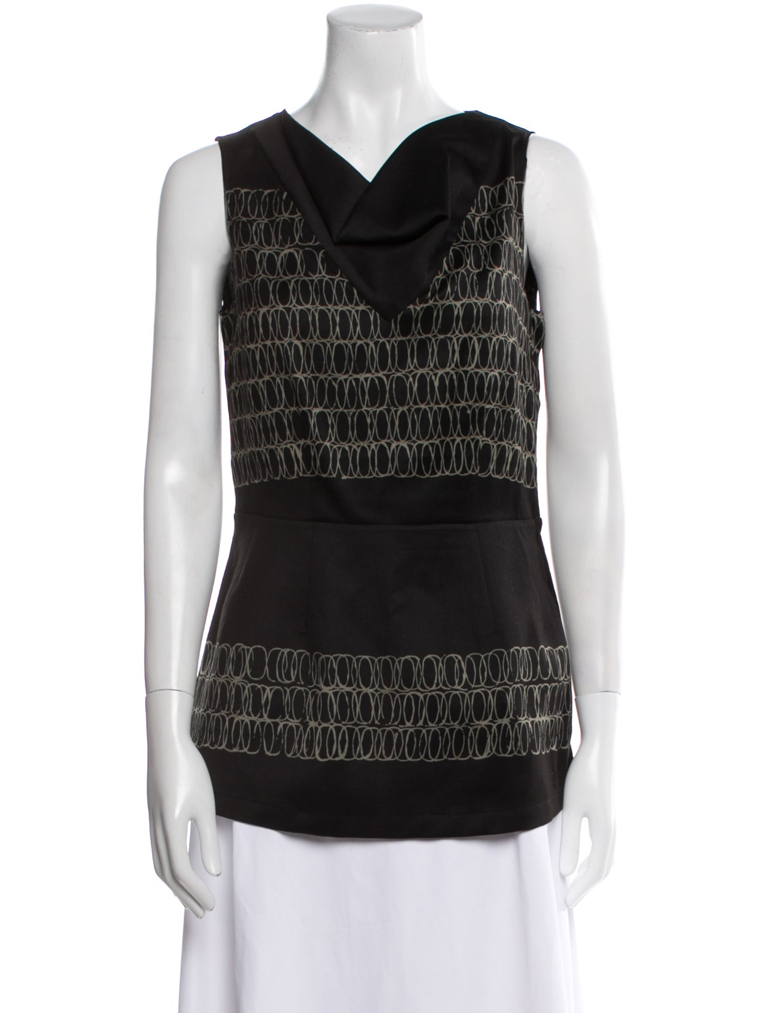 Ter et Bantine Wool Printed Top