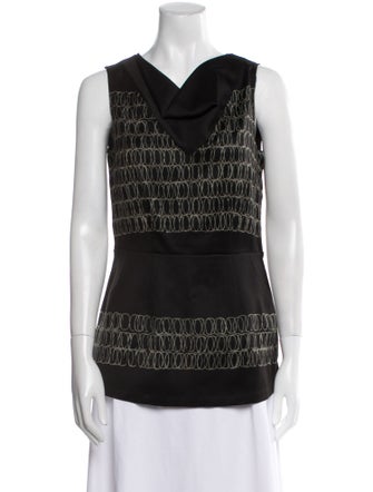 Ter et Bantine Wool Printed Top