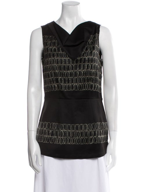 Ter et Bantine Wool Printed Top