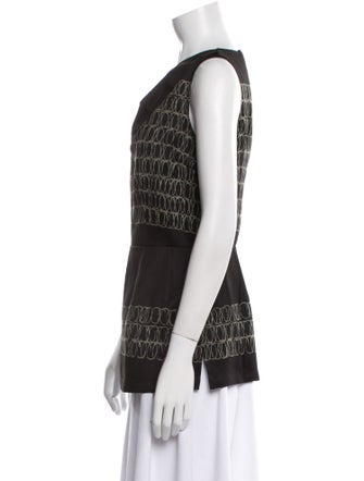 Ter et Bantine Wool Printed Top