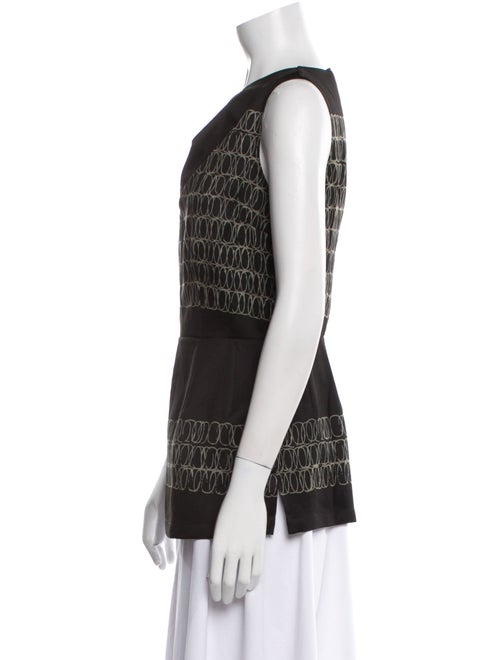 Ter et Bantine Wool Printed Top