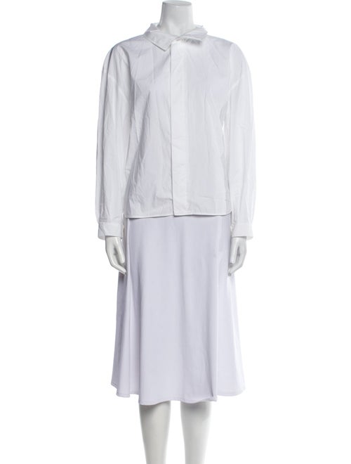 Ter et Bantine Mock Neck Long Sleeve Tunic