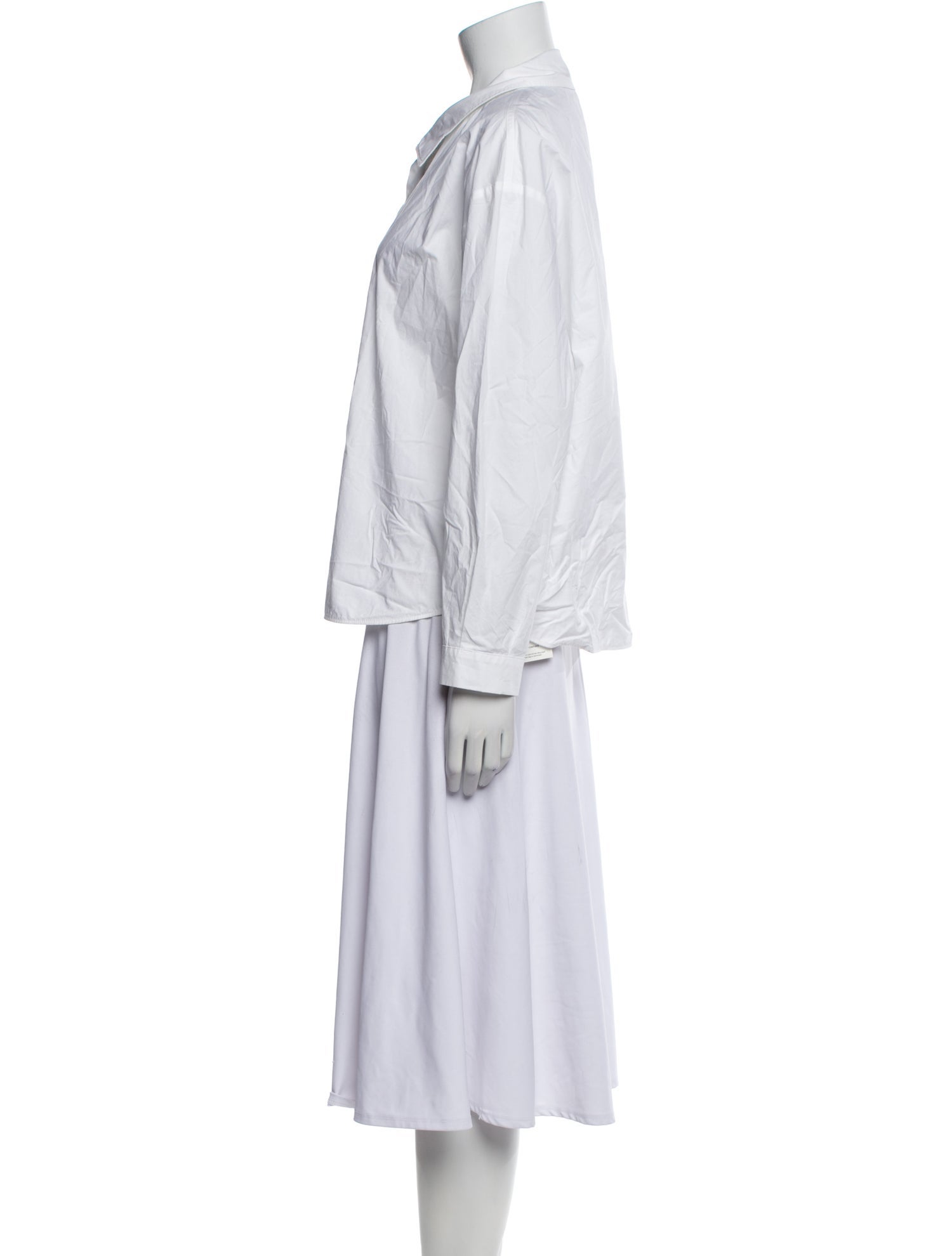 Ter et Bantine Mock Neck Long Sleeve Tunic