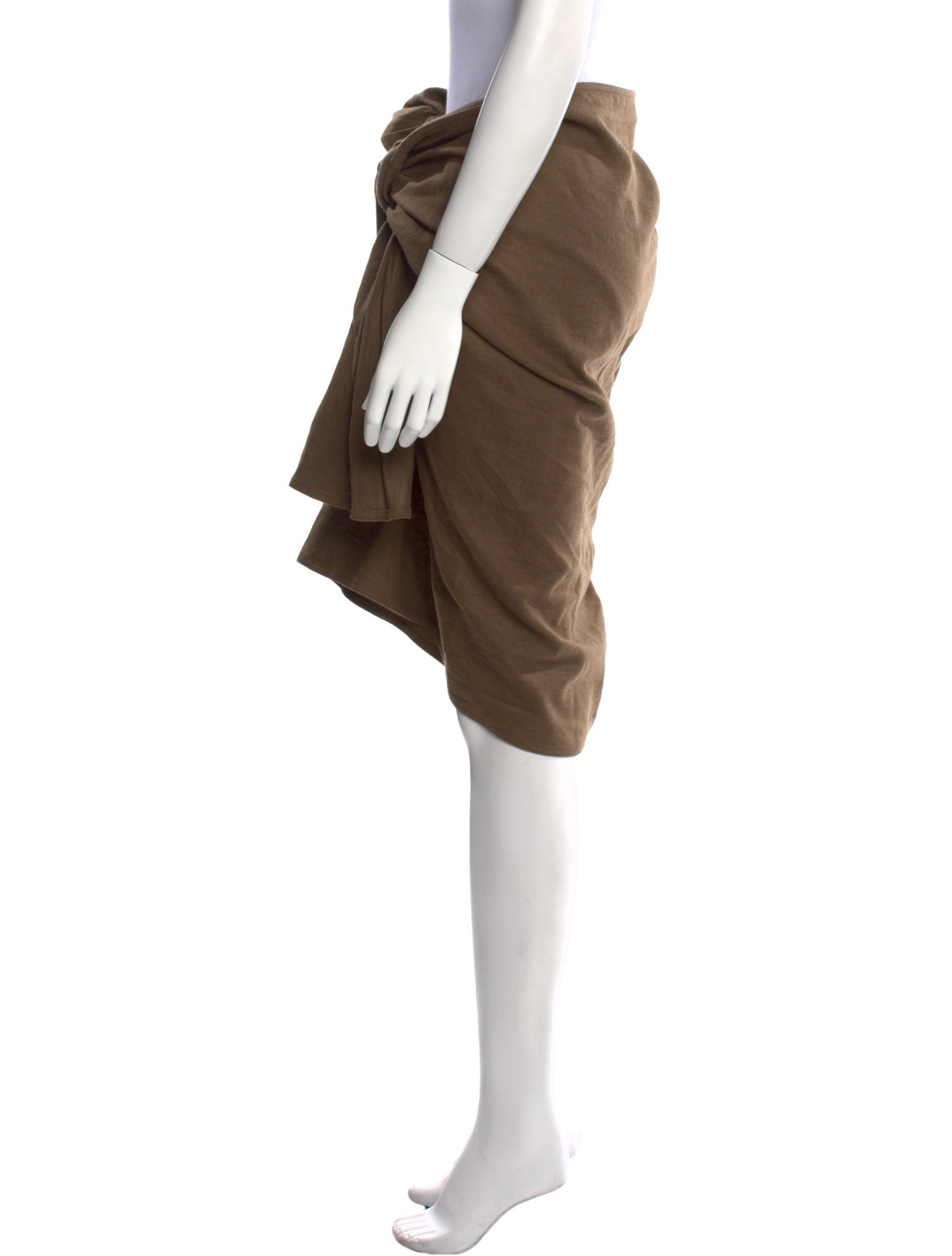 Ter et Bantine Virgin Wool Knee-Length Skirt