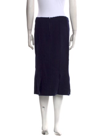 Ter et Bantine Virgin Wool Knee-Length Skirt