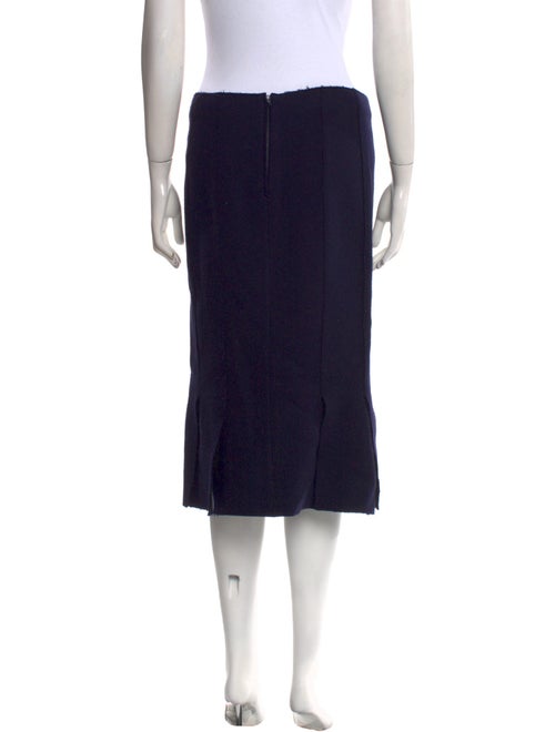 Ter et Bantine Virgin Wool Knee-Length Skirt
