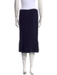 Ter et Bantine Virgin Wool Knee-Length Skirt