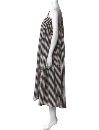 Ter et Bantine Striped Knee-Length Dress