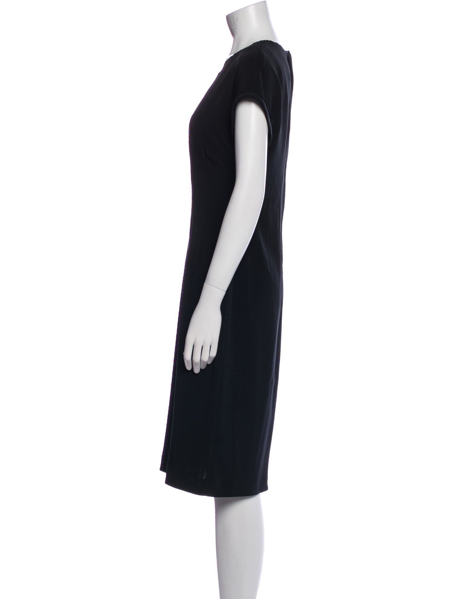 Ter et Bantine Crew Neck Knee-Length Dress